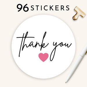 Thank You Stickers 96 Count